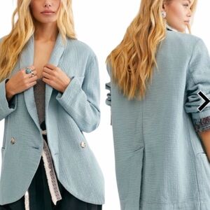 Free People Women’s Rowan Soft Textured Blazer